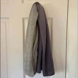 White & Warren Ombre Grey Scarf One Size